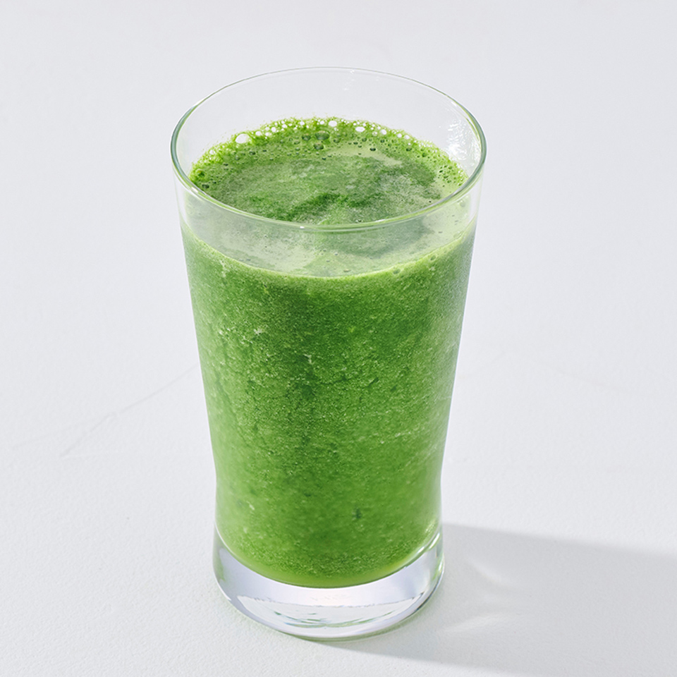 ケール×ほうれん草 りんご酢をアクセントに