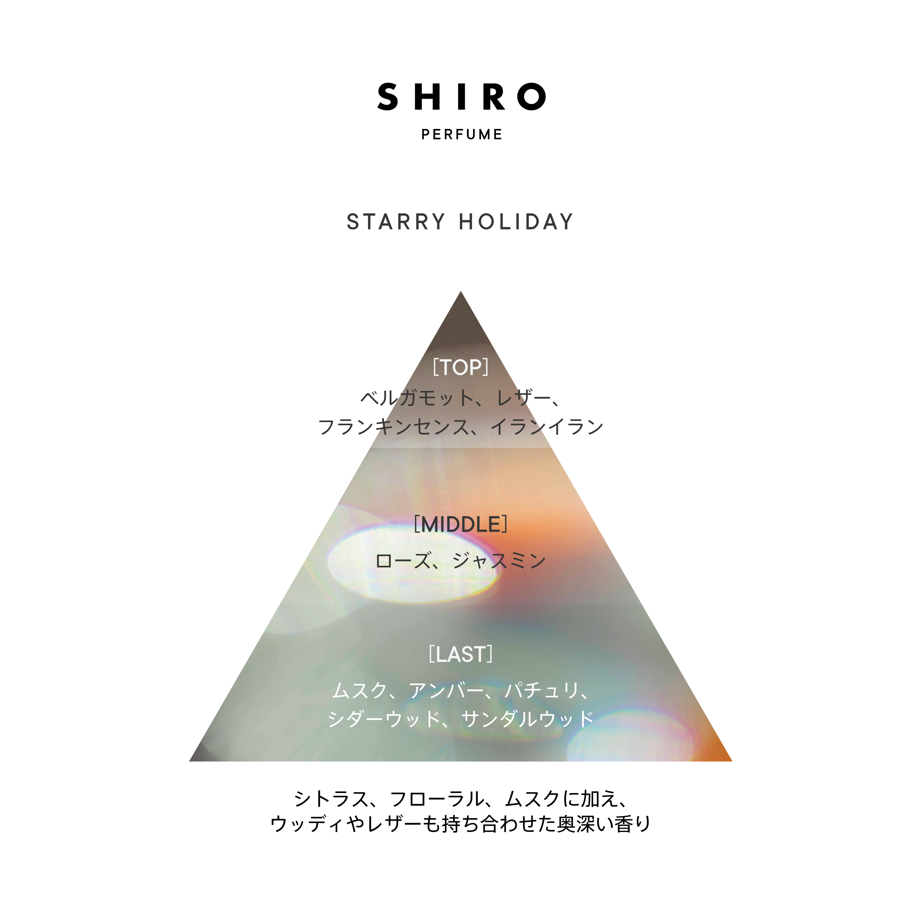SHIRO PERFUME STARRY HOLIDAY | SHIROオフィシャルサイト