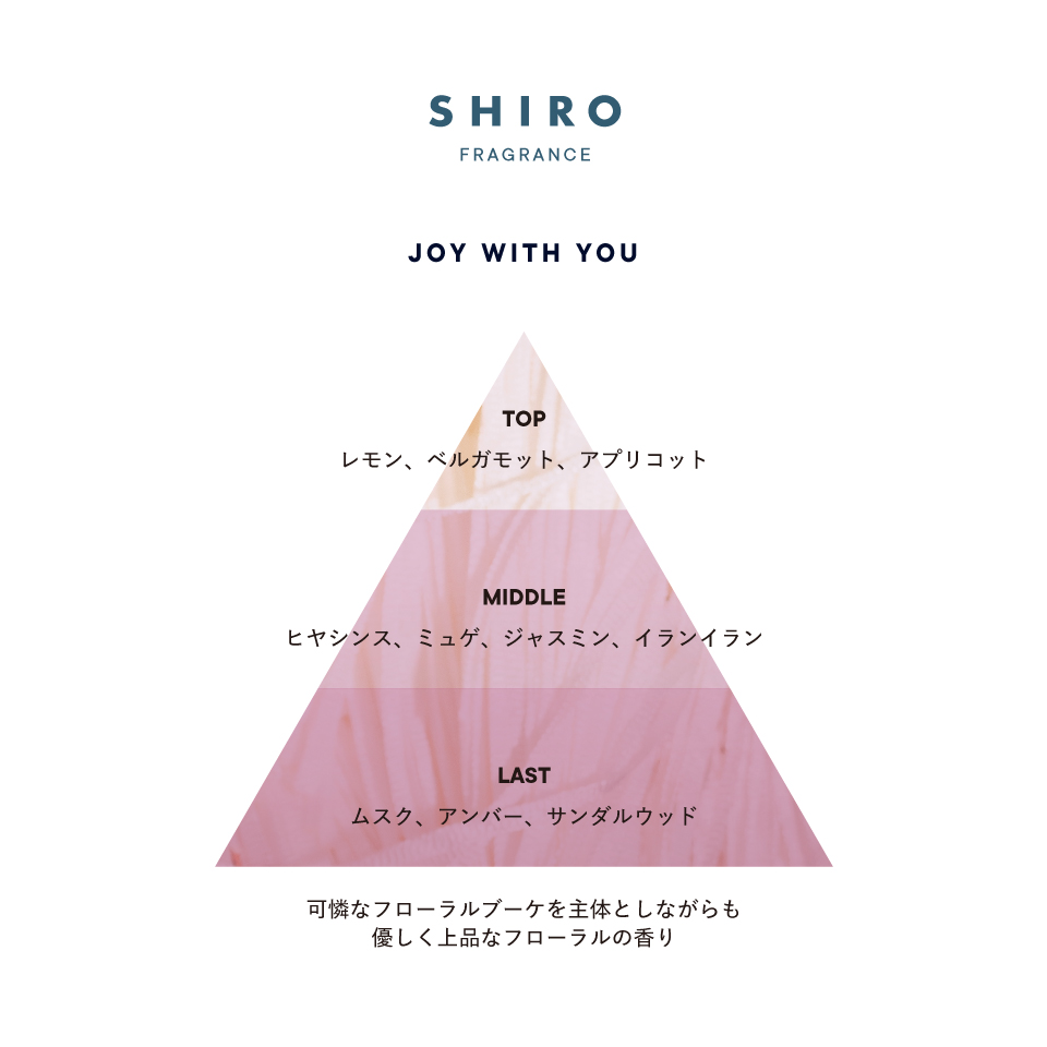 SHIRO PERFUME JOY WITH YOU | SHIROオフィシャルサイト