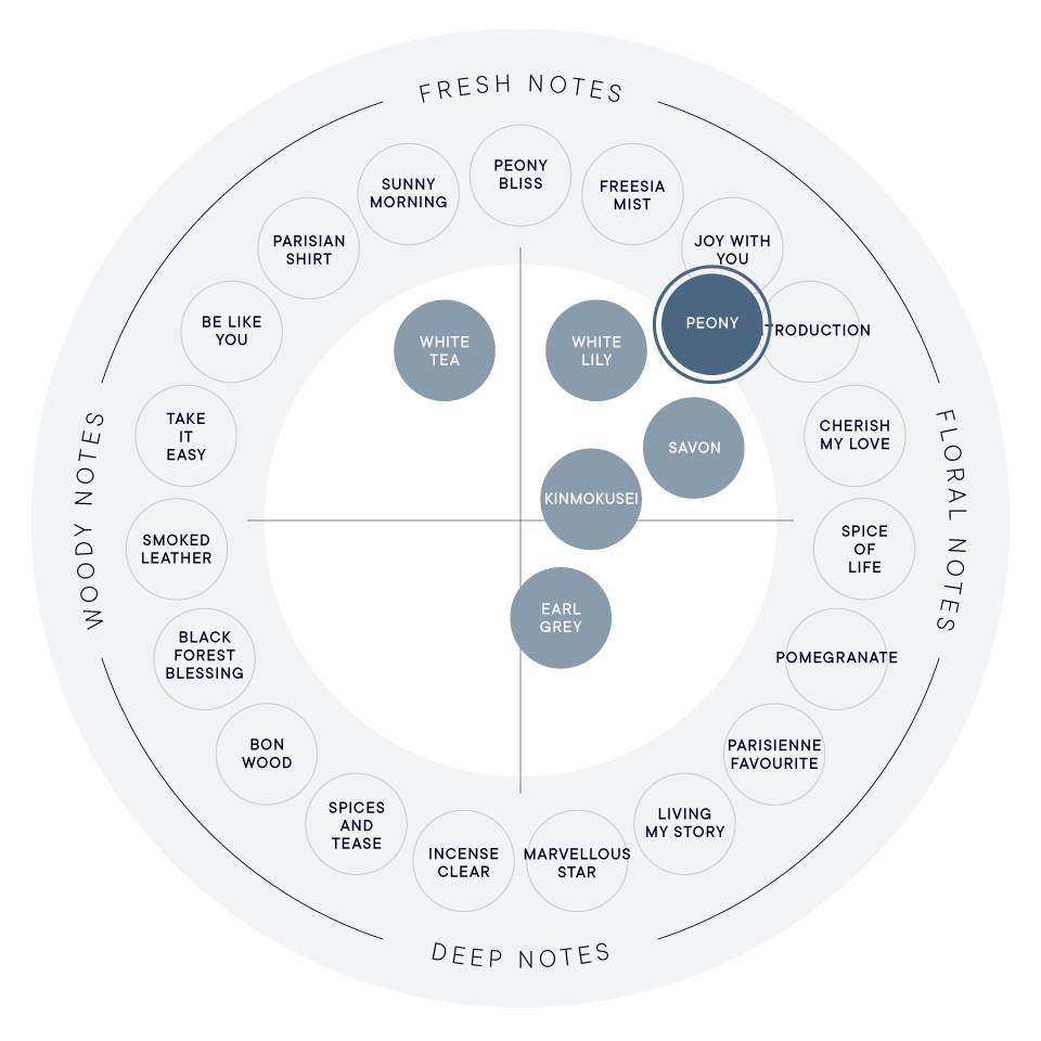 香りのイメージ図
