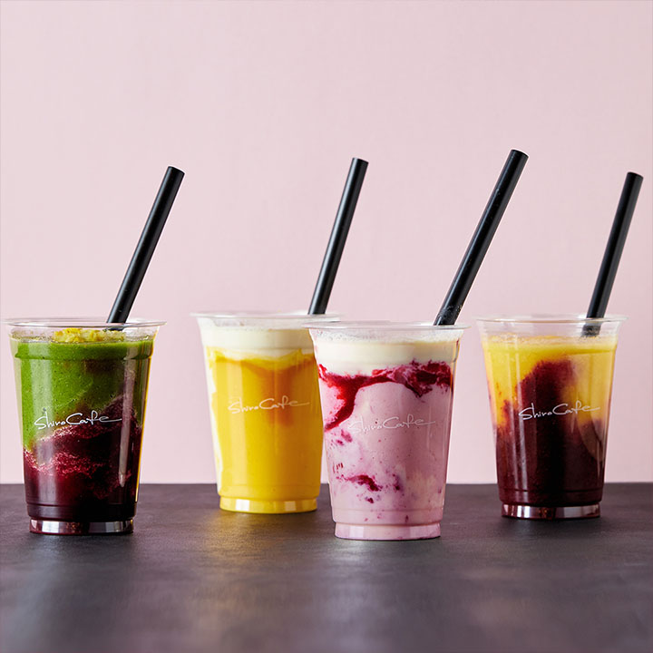 【shiro cafe】栄養たっぷりのレイヤードスムージーが新登場 [自由が丘店・砂川本店]