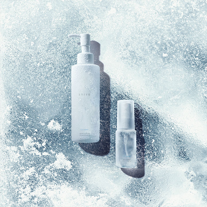 さわやかな精油の香りと、ひんやりとした爽快感のアイスミント