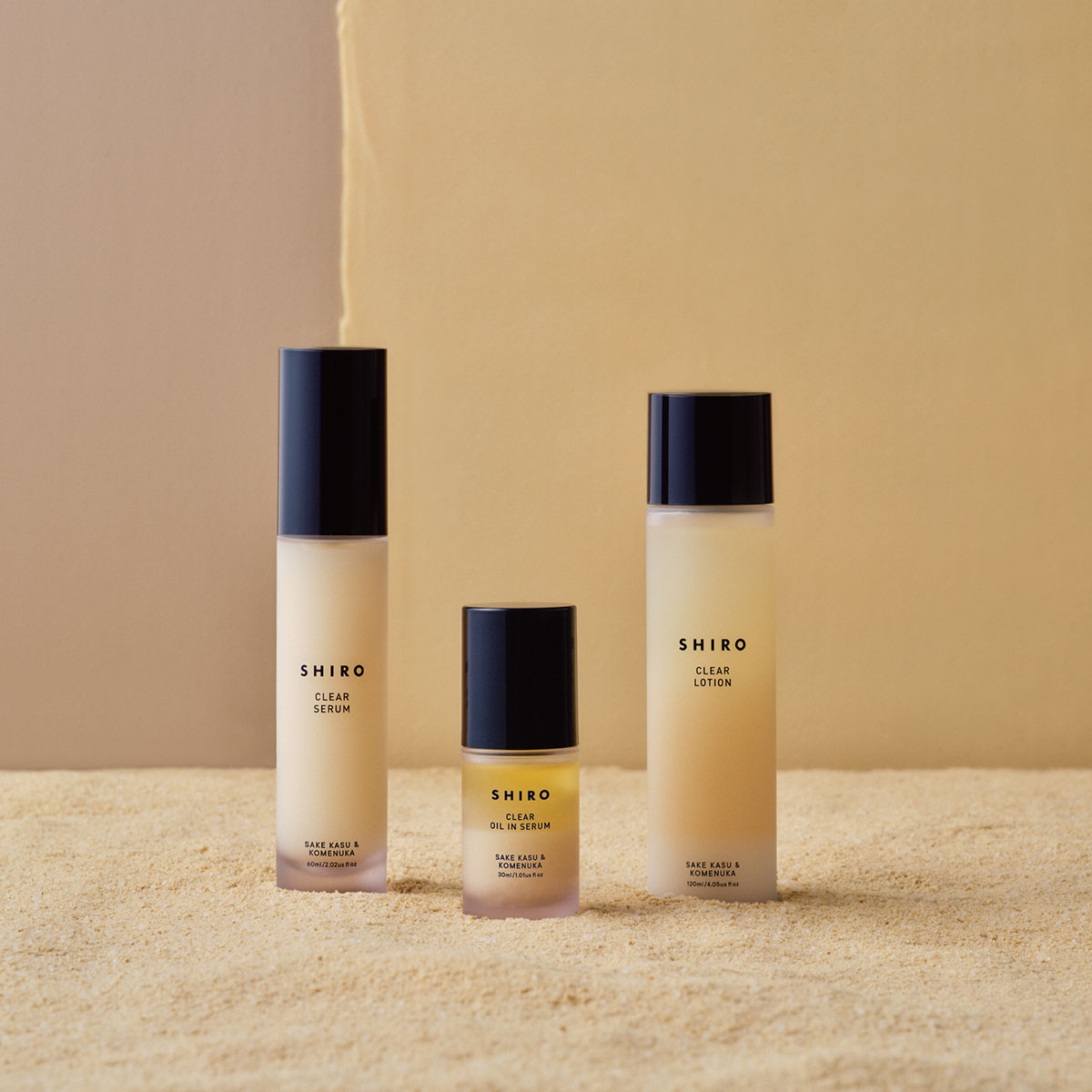 SHIROを代表する、酒かすスキンケアがパワーアップしてリニューアル米の恵みを詰め込んだ、新定番「酒かす米ぬかシリーズ」デビュー