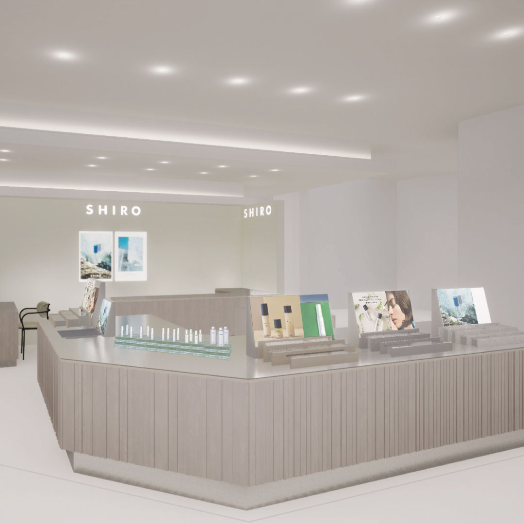 「SHIRO 大丸神戸店」がオープン神戸を取り囲む豊かな自然をイメージした空間デザイン