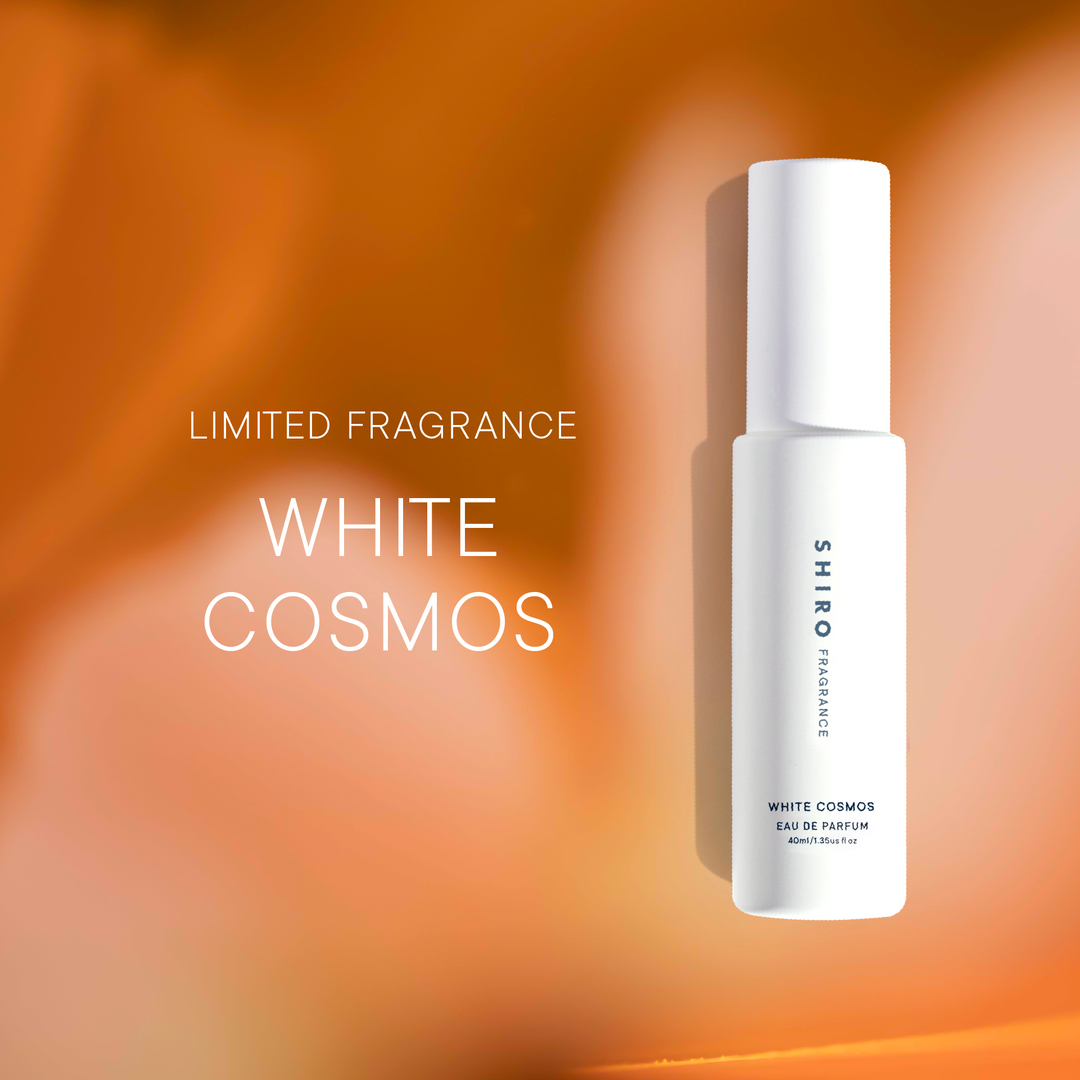秋風に白い花々が凛と咲き誇る、可憐で優美な香り。限定フレグランス『ホワイトコスモス』が初登場