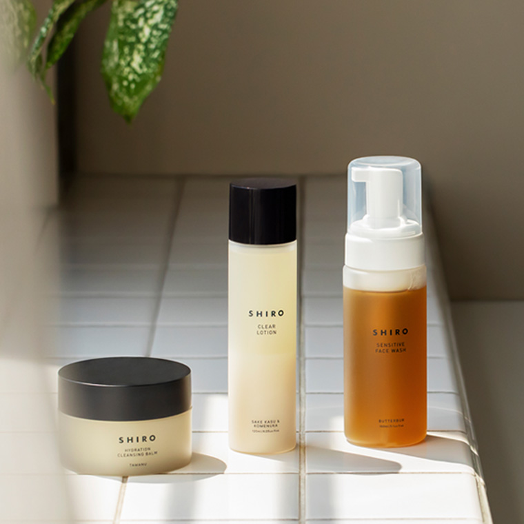 SHIROで始めるスキンケア素材の力を最大限引き出したこだわりの製品をご提案