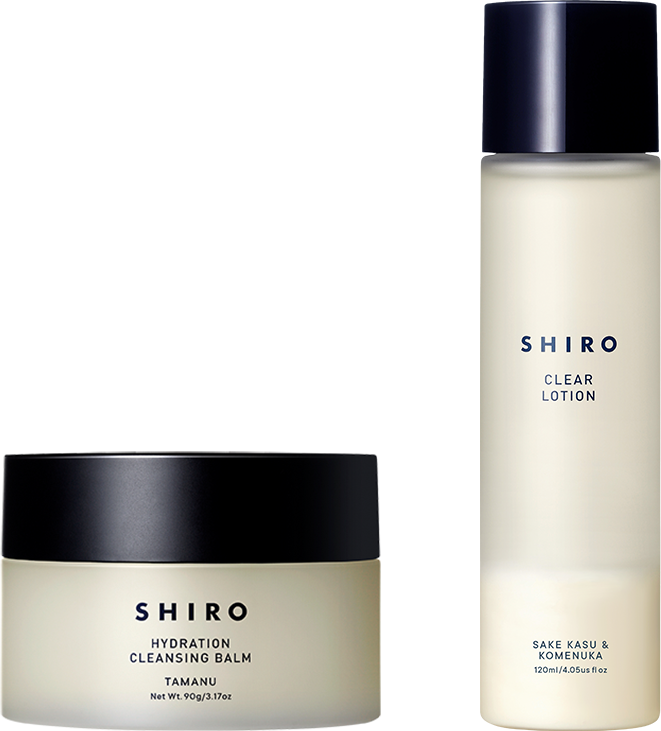 クリアスキンケアキット（タマヌクレンジングバーム＆酒かす米ぬか化粧水）