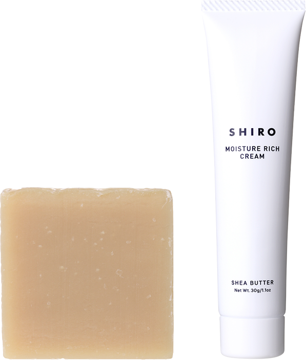 シンプルスキンケアキット（酒かす石けん＆シアバタークリーム）