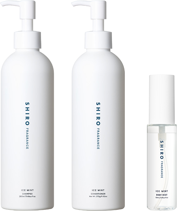 アイスミントクールダウンケアキット（シャンプー＆コンディショナー＆ボディミスト）