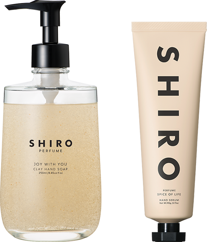 パフュームハンドケアキット（SPICE OF LIFE クレイハンドソープ＆ハンド美容液）